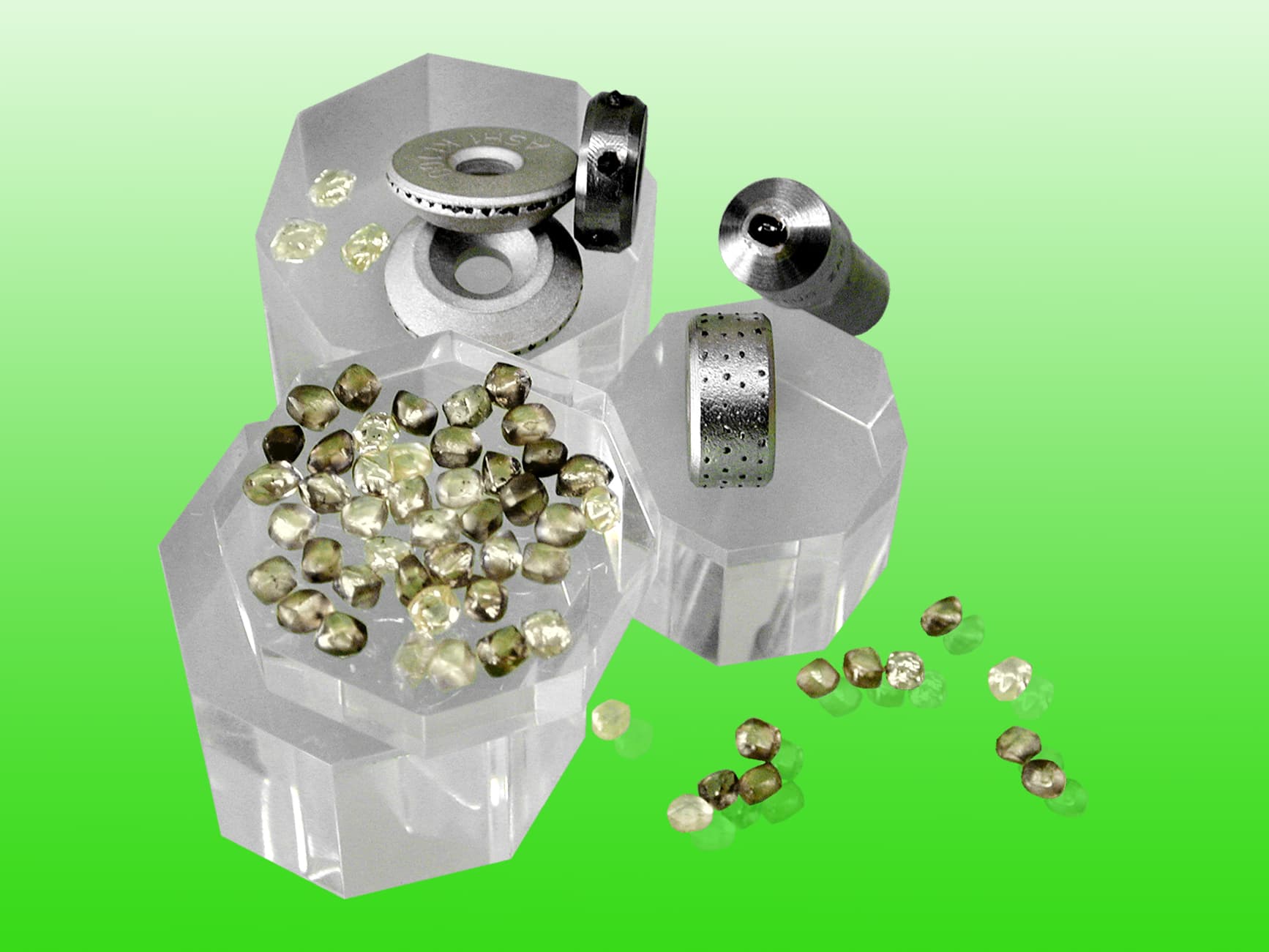Dettaglio di un utensile diamantato SIUD